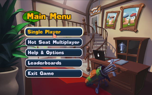 ��ս���:���߶���(Worms Crazy Golf)����Ӳ�̰��ͼ1