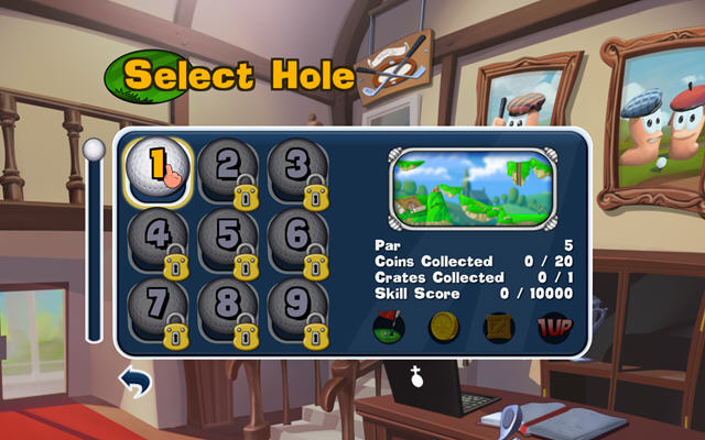��ս���:���߶���(Worms Crazy Golf)����Ӳ�̰��ͼ2