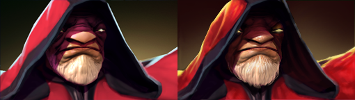 《DOTA2》原稿与成品后英雄头像对比
