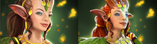 《DOTA2》原稿与成品后英雄头像对比