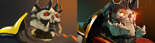 《DOTA2》原稿与成品后英雄头像对比
