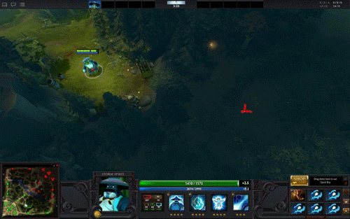��DOTA2������Ӣ�ۼ�����ʾ������¹��ͼ����