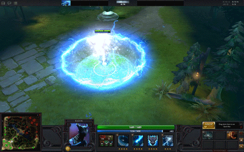 ��DOTA2������Ӣ�ۼ�����ʾ������¹��ͼ����