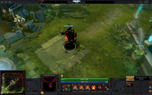 ��DOTA2������Ӣ�ۼ�����ʾ������¹��ͼ����