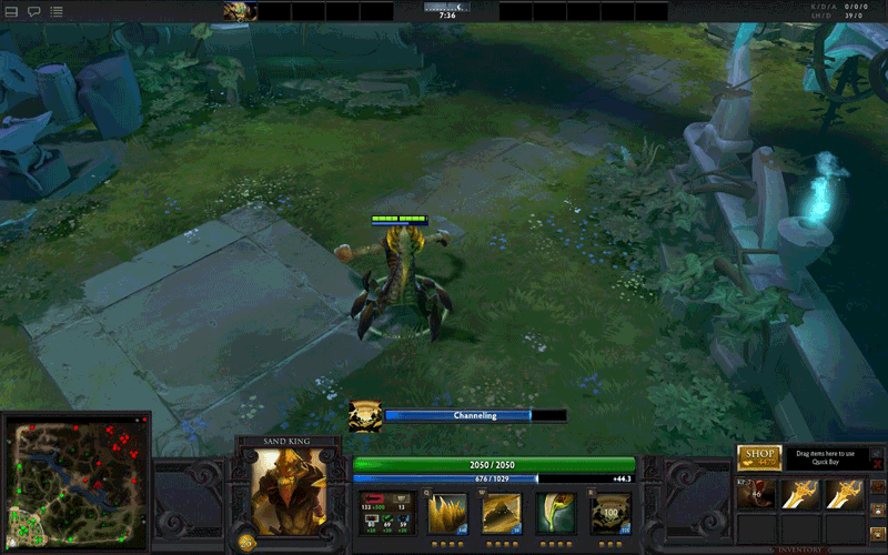 ��DOTA2������Ӣ�ۼ�����ʾ������¹��ͼ����