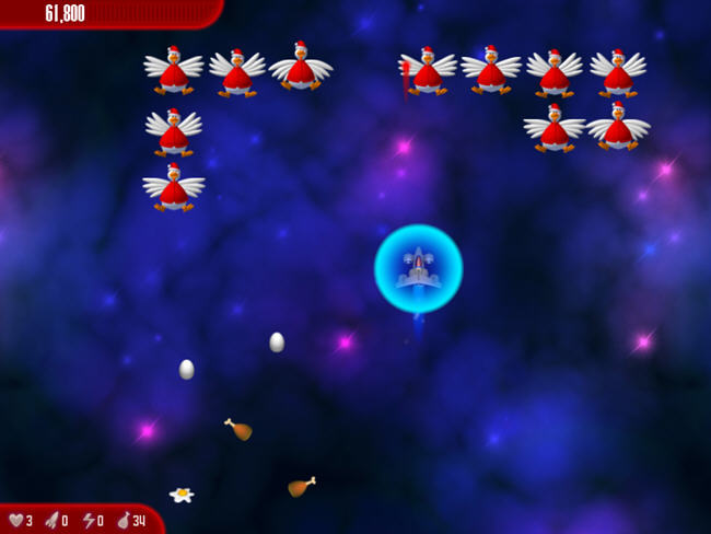 С���󱩶�3ʥ����(Chicken Invaders 3 Christmas Edition)����Ӳ�̰��ͼ0