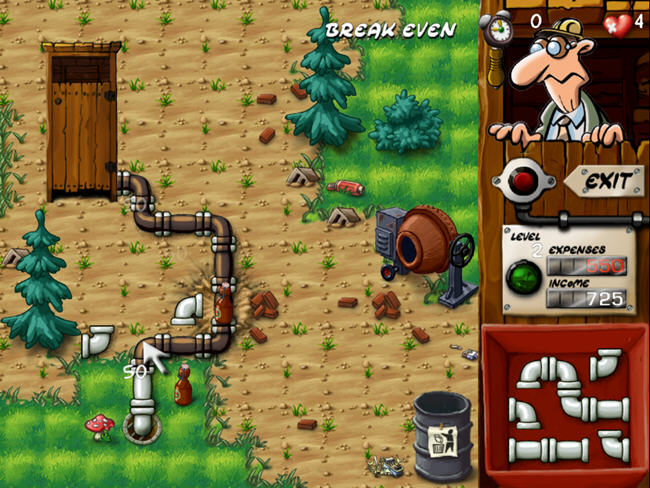 ���ˮ�ܹ�(Pipe Mania)��ɫ�ƽ���ͼ0