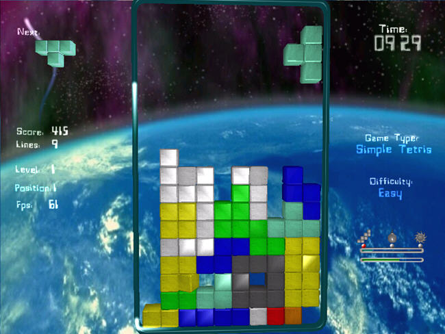 �ռ�����˹����(Tetris)��ɫ�ƽ���ͼ0