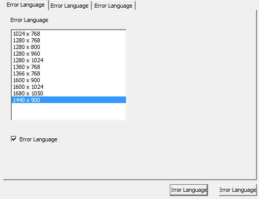 ��������2ȫ����� error language������Ϸ����ֹͣ����
