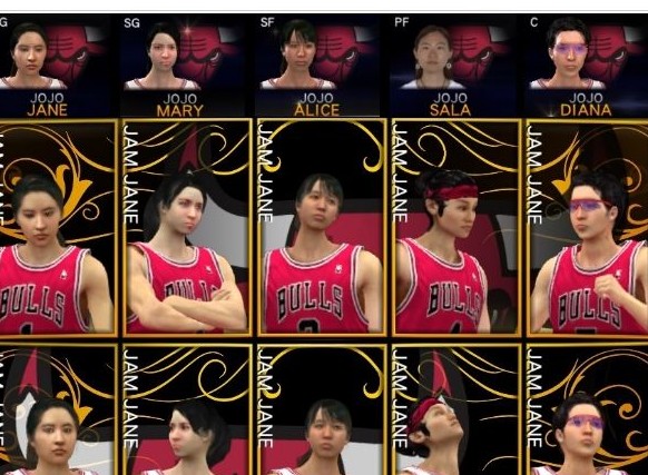 NBA2K14��λ��Ů�沿����