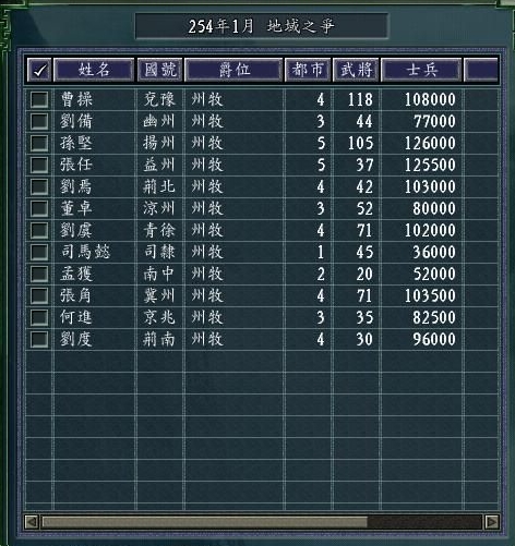 三国志11剧本合集截图1