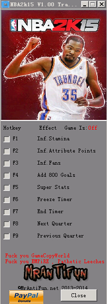 NBA 2K15v1.0�޸���+9