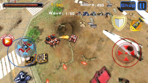 Tank Fight War 2014(̹�˴��Ҷ�)v1.0��ͼ1