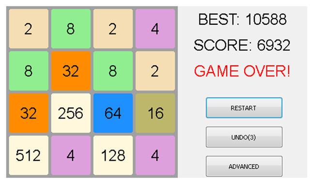 2048��Ϸ��ͼ1
