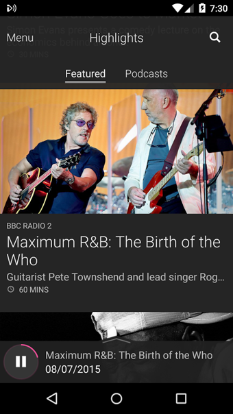 BBC iPlayer Radio���İ��ͼ1