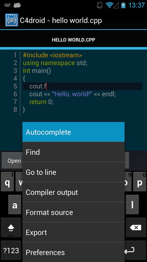 C++���밲׿���°��ͼ1