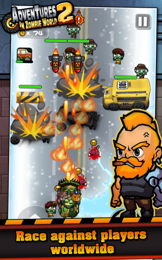 Zombie Car Racing 2(�ɳ�ײ��ʬ2)v1.0.4��ͼ2