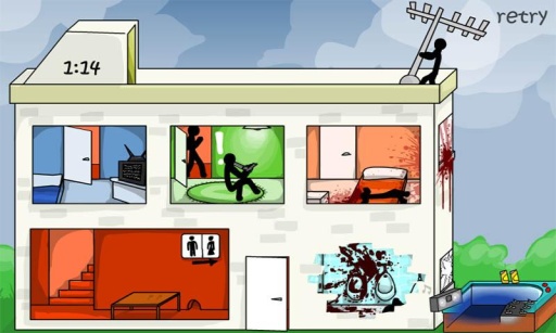 Stickman Click Death Motel(�����֮�� ����ɱ���ֳ�)��ͼ1