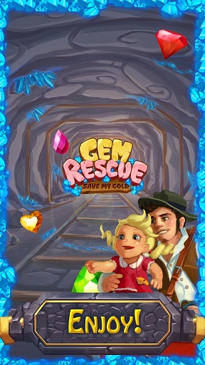 Gem Rescue(��ʯ��Ԯ:�����ҵĻƽ�׿��)v1.4��ͼ1