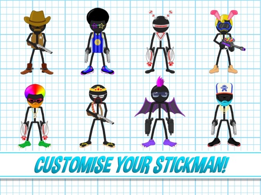 Gun Fu: Stickman 2(�����ǹս2��׿��)v1.0��ͼ2