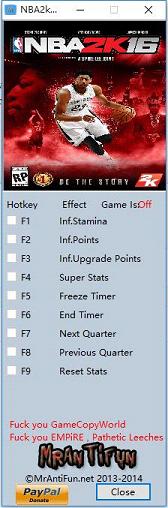 NBA 2K16v1.0�޸���+8