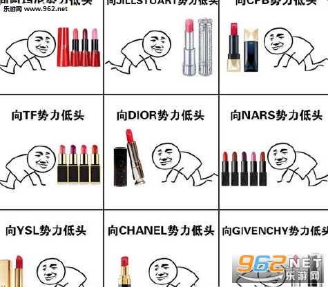 向YSL口红势力低头表情包截图0