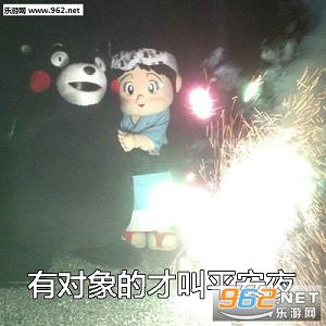 有对象的才叫圣诞节熊本熊表情包截图0