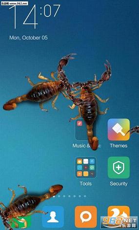 蝎子恶搞手机桌面软件截图0
