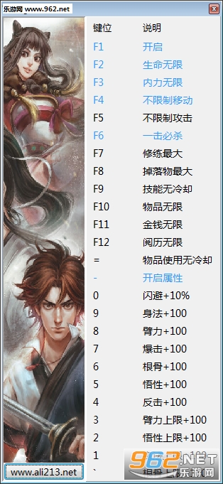 侠客风云传前传v1.1.0中文修改器+23截图0