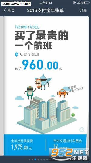 支付宝2016年度账单分享软件截图3