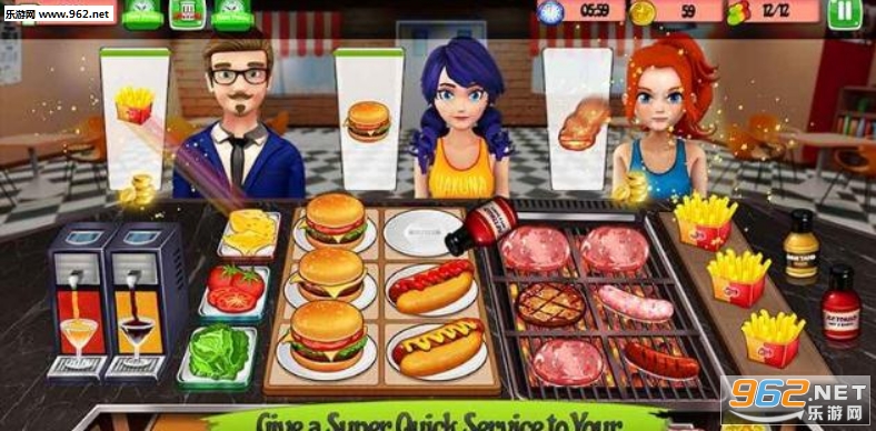 High School Happy Restaurant - Cooking Games(���л��ֲ�����׿��)v1.0��ͼ2