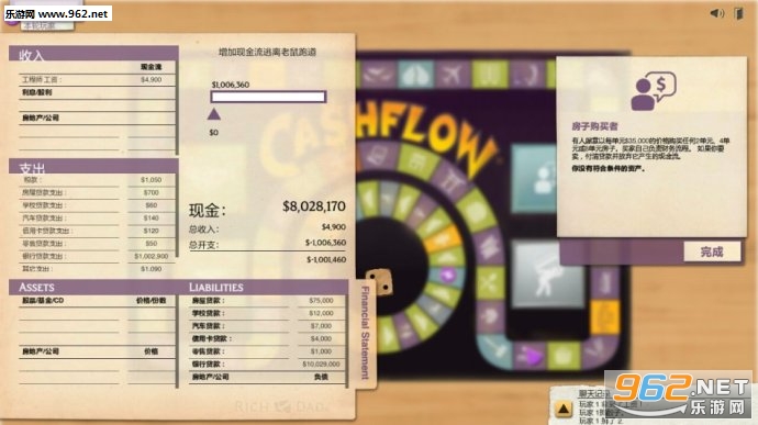 CASHFLOW - The Investing Game(富爸爸现金流安卓中文版)截图0