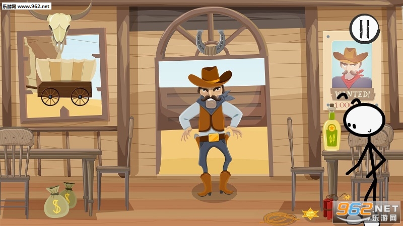 Stickman and guns(西部牛仔与火柴人完整版)截图0