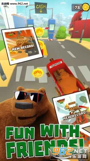 CrashingSeasonRun棕熊森林跑酷截图3
