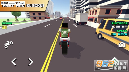 Blocky Moto Bike SIM 2017(����Ħ��Blocky Moto Racing��׿��)��ͼ0