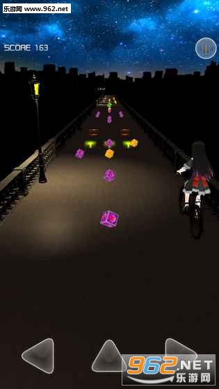 单车少女夜色街灯安卓版截图1