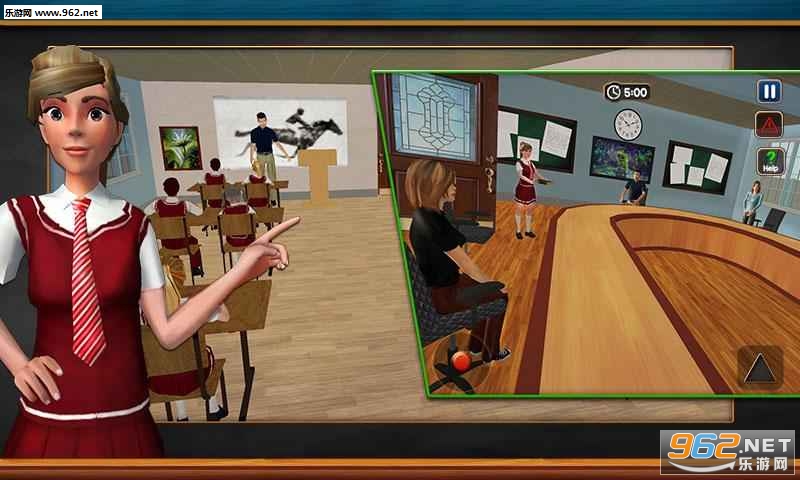 Virtual High School Girl(虚拟女高中生安卓版)截图0