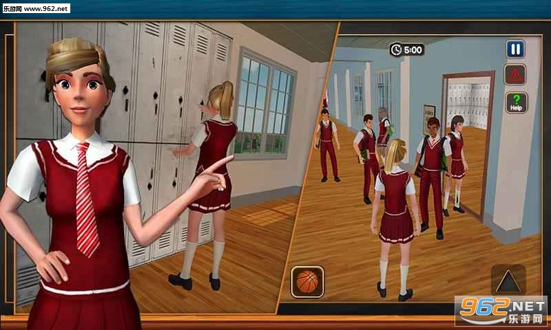 Virtual High School Girl(虚拟女高中生安卓版)截图1