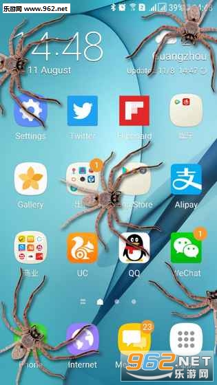 Spider In Screen Prank(��Ļ��֩���������Ϸ)��ͼ1