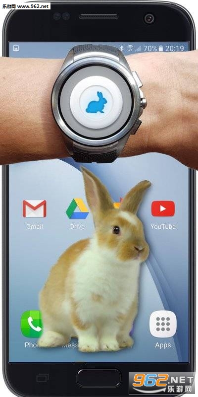 Bunny In Phone Cute joke(�������ֻ��ɰ���Ц����׿��)v1.1��ͼ3