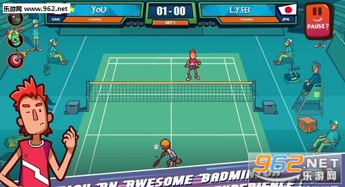 超棒羽毛球Super stick badminton截图0