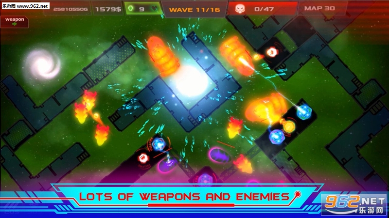 Galaxy Glow Defense(银河辉光防御)截图0