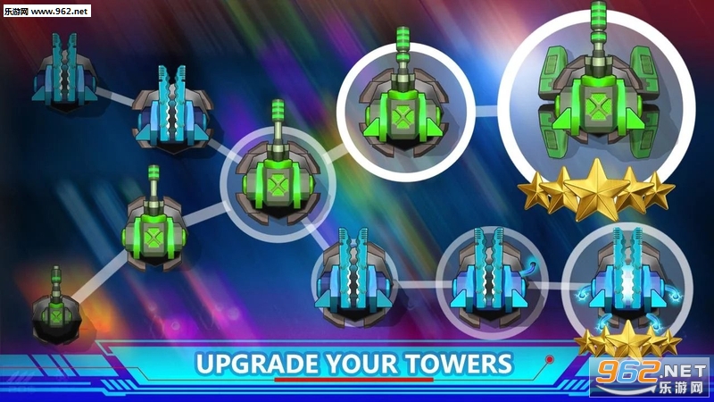 Galaxy Glow Defense(银河辉光防御)截图2