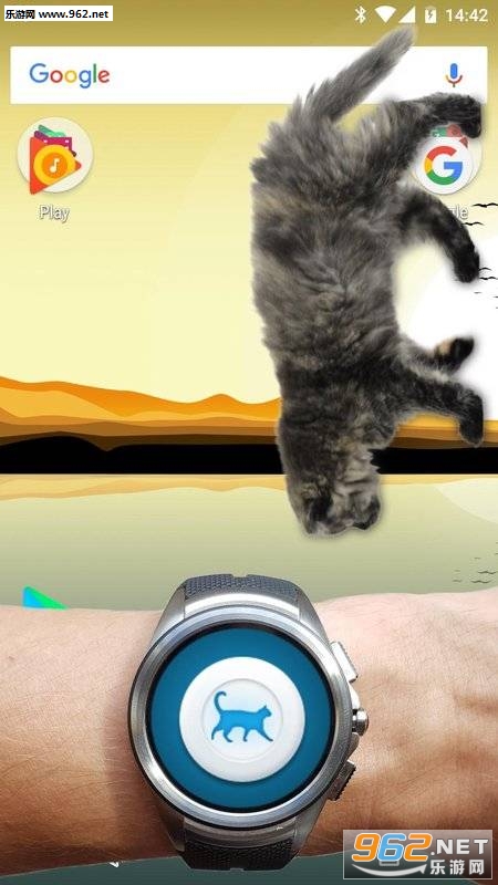 Cat Walks in Phone Cute joke(è���ֻ��ɰ���Ц������)��ͼ2