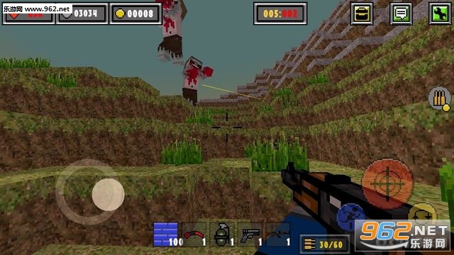 Pixel Combat Strike: combat block(像素枪战战斗方块无限金币版)截图0
