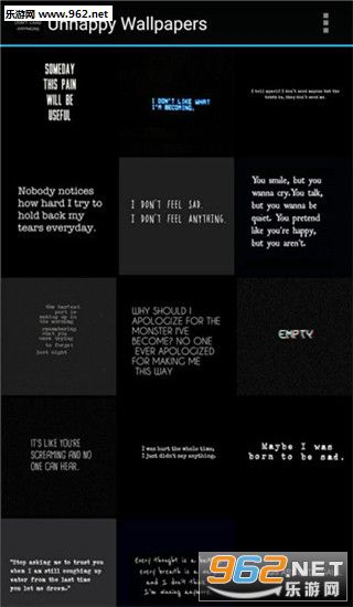 Unhappy Wallpapers app��ͼ0