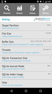 AndroBench(a1 sd bench������)v5.1��ͼ0