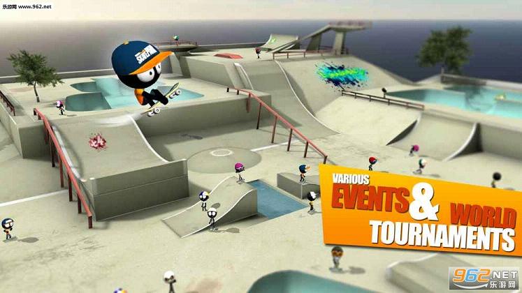 Stickman Skate Battle(����˻���Ծ����İ�)v1.0��ͼ2
