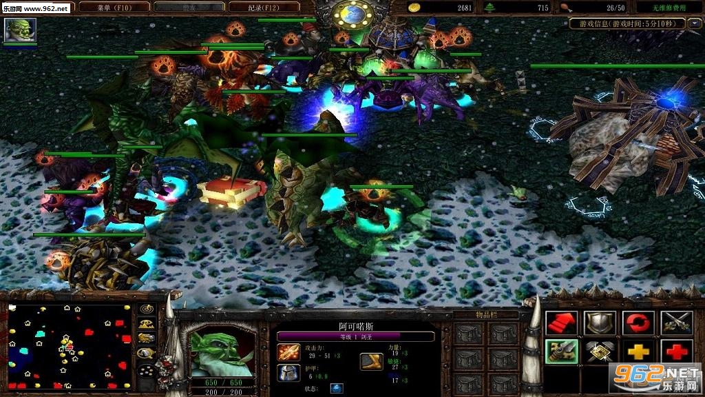 魔兽RPG地图 万神劫2.2正式版 附隐藏英雄密码截图0