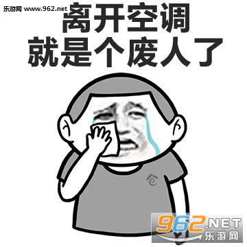 离开空调就是废人了夏日表情包截图1